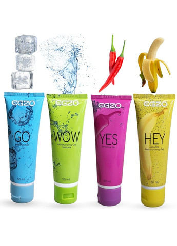 Охолоджуючий гель-лубрикант "GO" з пролонгуючим ефектом, 50 мл Egzo (297131225)