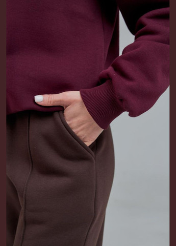 Бордовый свитшот женский светло бежевый (м167.4) UMON (331171763)