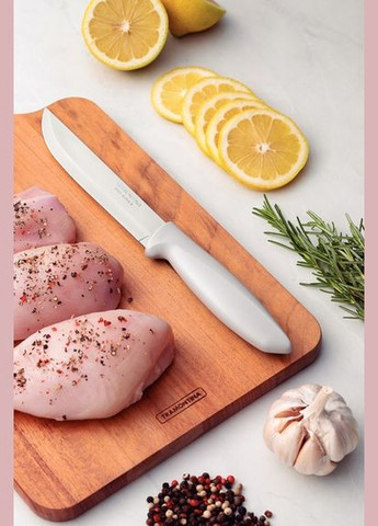 Ніж для м'яса Plenus Light Grey 152 мм (23423/136) Tramontina (292310810)