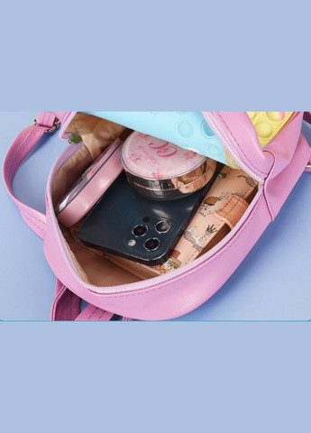 Дитячий рюкзак поп іт вушка зайчика дошкільний дитячий рюкзак Бузковий No Brand (317183508)