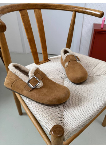 Замшевые зимние лоферы Helen (362648181)