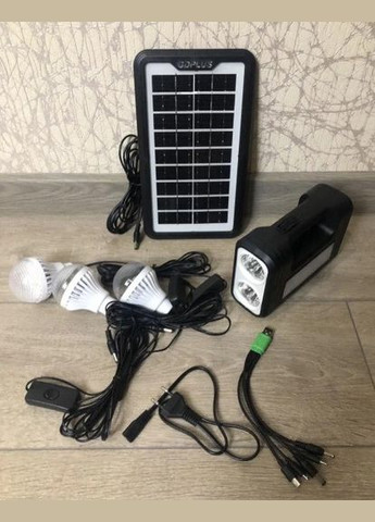 Система автономного освітлення сонячна панель+ліхтар+лампи GDPlus GD-8017 (1756375743) No Brand (326065607)