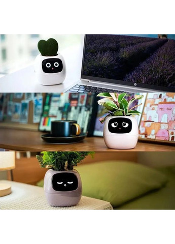 Интерактивный умный горшок для растений Ivy, White (ISPTAW) Xiaomi Smart Planter Tuya AI (373410522)