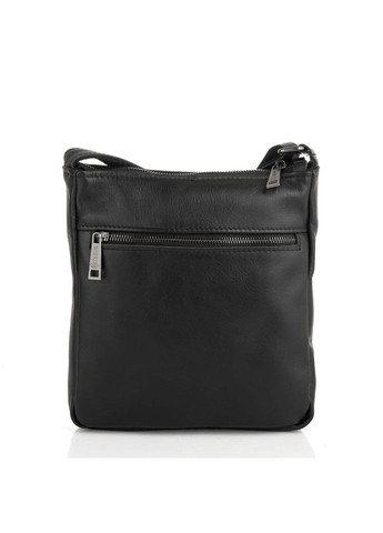 Чоловіча шкіряна сумка через плече компактна планшетка з натуральної шкіри чорна 22*25,5*3,5 см TARWA (329149569)