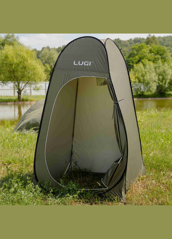 Палатка душ-туалет автоматическая 120*120*190 см, армейская зеленая LUGI (341318739)