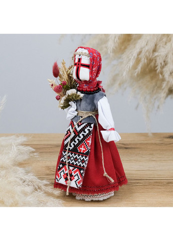 Лялька мотанка у червоній хустці 22 см (022 ХЧ-4) Гранд Презент (367182907)