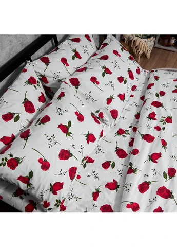 Комплект постельного белья Бязь Gold Люкс King Size 220x240 наволочки 2х40х60 (MS-820011585) Moon&Star Red Rose (389750067)