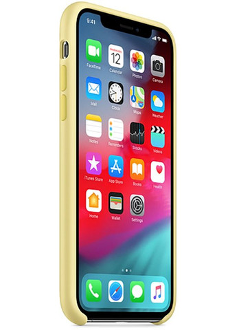 Чехол-накладка Silicone Case Apple iPhone X/XS Yellow Toto (301783589)