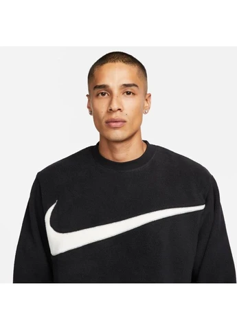 Чорний світшот fleexe winterized crew black dq4894-010 Nike (398080707)