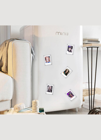 Фоторамка магнитная на холодильник (1 шт прозрачная) для Instax Mini Fujifilm (329191971)