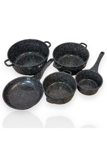 Набір круглих каструль 17в1 Higher Kitchen No Brand HK-316 (299424807)