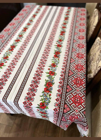 Скатерть с украинским орнаментом гипоаллергенная 150х220 см (П4КЕ05020-53) No Brand (306633483)