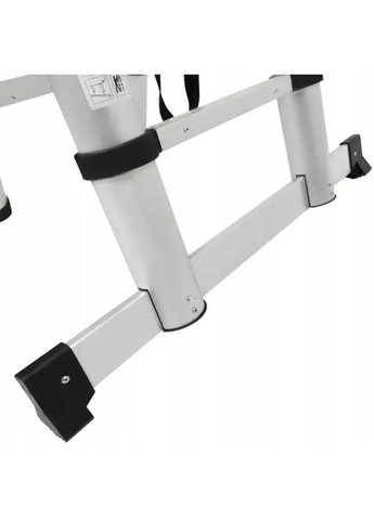 Телескопическая лестница-стремянка cкладная алюминевая высота 5,8 м (2104618853) No Brand (370606355)