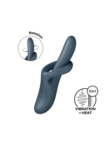 Вібратор - Heat Flex 4 Grey Satisfyer (386468136)
