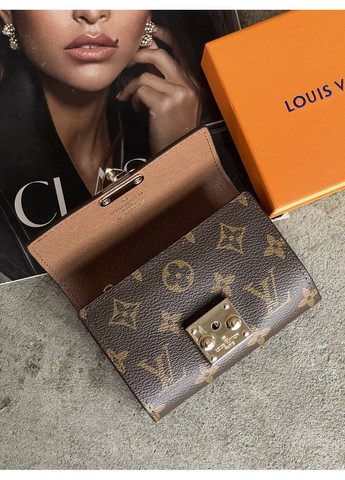 Жіночий гаманець коричневий з коробкою міні No Brand (369935153)