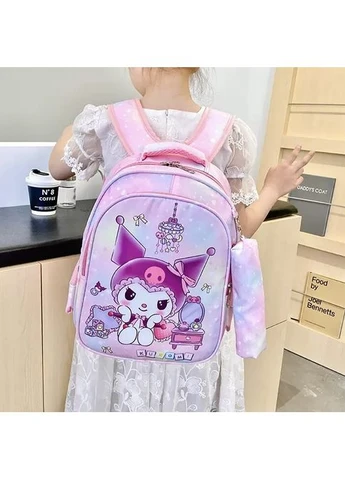 Рюкзак дитячий шкільний портфель Куроми Kuromi рожевий No Brand (367041182)