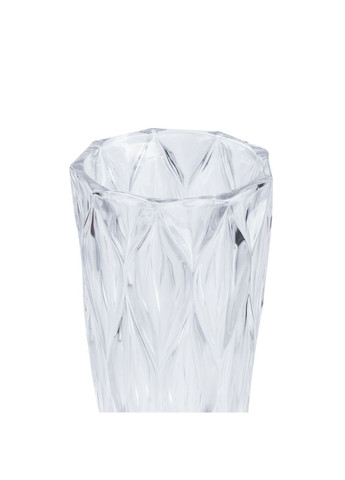 Ваза для цветов 24.5 (см) стеклянная прозрачная TS Kitchen (315637331)