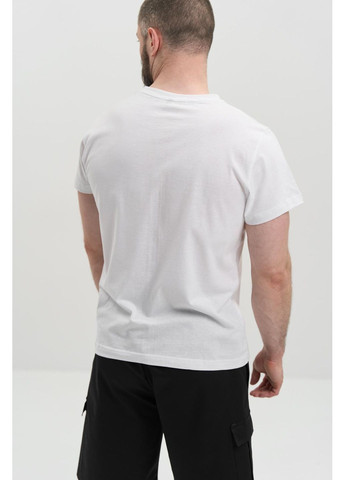 Белая базовая мужская футболка с коротким рукавом Vakko