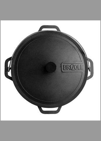 Котел чугунный азиатский с крышкой, 6 л, Бризол Brizoll (317592268)