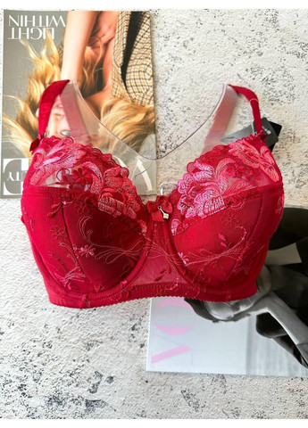 Бордовий бюстгальтер на чашку е бордовий Finikin