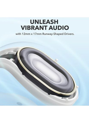 Наушники-вкладки Anker C30i с открытым корпусом, 30 часов воспроизведения – белые Soundcore (354338131)