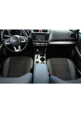 Авточехлы Subaru Outback V 2014-2018 (Экокожа + Автоткань) Чехлы в салон EMC ELEGANT (398175375)