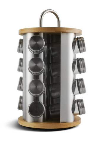 Спецівниця на підставці 17 предметів 17х18х18 см EB-4028 / Набір для спецій Edenberg (335834090)