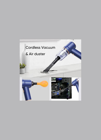 Ручной беспроводной портативный пылесос 2в1 F1 два режима вдув/выдув, 120W, (GK534) Grikey (303727192)