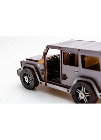 Дерев'яний 3D конструктор "Gelandewagen" Puz-26914, 109 деталей PuzzleOK (334143301)