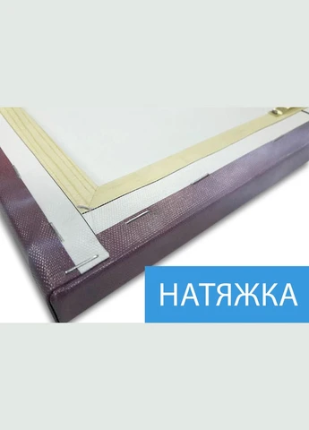 Картина для інтер'єру Неонова дівчина на полотні замовити на Полотні сін., 52x80 см, (mk17SS_hm10546) Декоинт (322419380)
