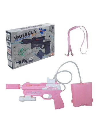 Водний пістолет із балоном, електричний (рожевий) MIC (294092074)