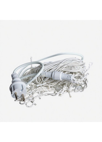 Новорічна гірлянда Бахрома вулична 6 м 105 LED білий провід для оформлення фасадів та терас освітлення Garlando (370432483)