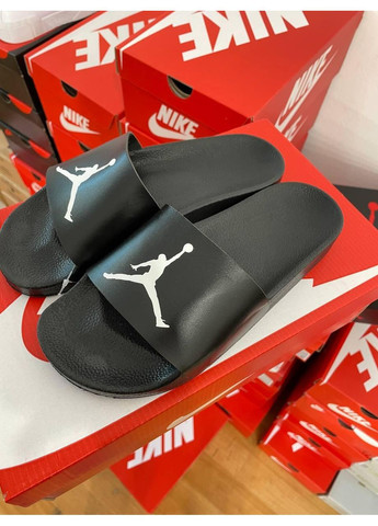 КРОСІВКИ ЖІНОЧІ NIKE JORDAN BLACK WHITE НАЙК АІР ДЖОРДАН No Brand чорні демісезони (369389372)