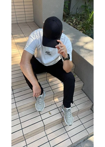 Черные спортивные, повседневный демисезонные брюки No Brand