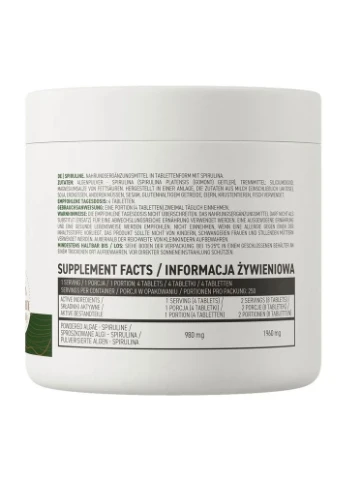 Спіруліна (Spiruline) 1000 пігулок Ostrovit (363968379)