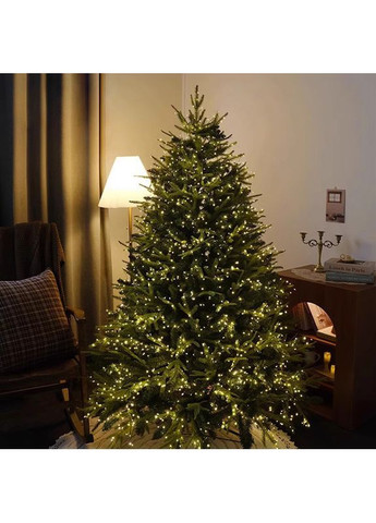 Гирлянда Роса 60 м медный зеленый провод USB, Пульт, 600 LED, теплый белый (желтый) No Brand (368150444)