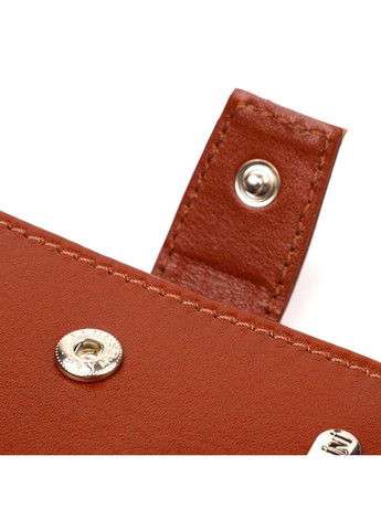 Отличный мужской бумажник из натуральной гладкой кожи 21743 Коричневый Canpellini (331908225)