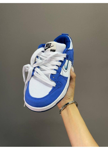 КРОСІВКИ ЖІНОЧІ NIKE SB DUNK UNIVERSITY BLUE НАЙК СБ ДАНК No Brand білі демісезони (368868721)