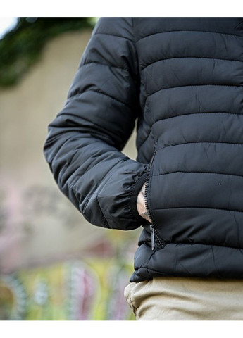 Черная демисезонная мужская куртка vogue black No Brand