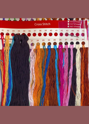 Набір для вишивання за нанесеною на канву схемою "Beautiful shot (5) ". AIDA 14CT printed, 44*50 см Joy Sunday (313613237)