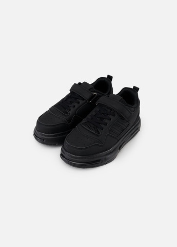 Чорні осінні кросівки для дівчинки колір чорний цб-00237885 No Brand