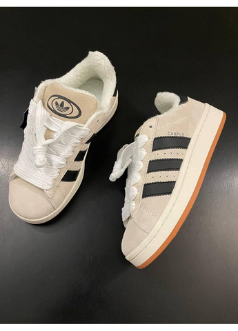 Сірі Зимовий кросівки чоловічі adidas campus 00s grey black winter адідас кампус No Brand