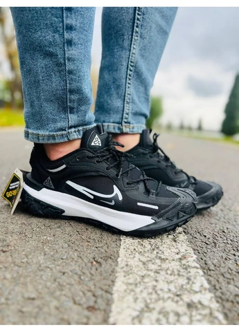 Белые летние кроссовки nike acg mounth fly 2 low black white найк асж маунс флай No Brand