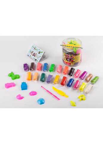 Детское тесто для лепки Master Do 7457DT, 22 цвета в ведре Danko Toys (363265843)