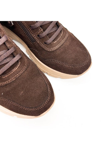 Кроссовки (р) Замша 0-1-1-8843 Stepter тёмно-коричневые зима (359377081)