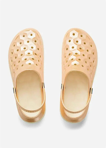 Жіночі шльопанці сабо Adults Varsity Clog Champagne Glitter (перламутр) р.39.5, устілька 26.2см Joybees (350879154)