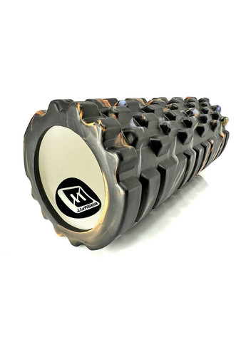 Масажний ролик Grid Roller 33 см v.1.1 Multi Чорний EasyFit (362440936)