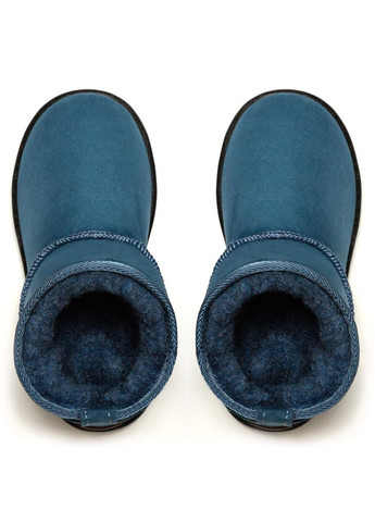 Голубые угги детские укороченые brook синие Oldcom