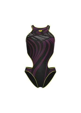 Чорний літній жіночий купальник one stream swimsuit (008953-560) розмір Arena