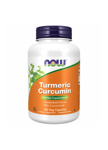 Экстракт Корня Куркуми Turmeric Curcumin Extract – 120 вег.капсул Now Foods (278650155)